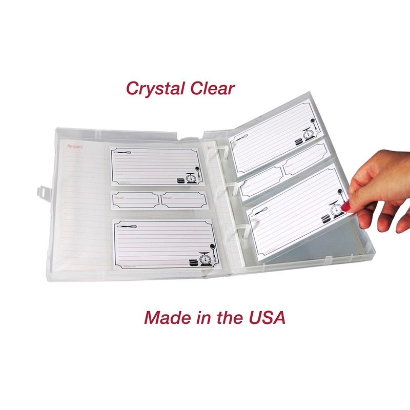 EnvyPak Plastic Pages for Mini Binders - 3 Hole Punched - Holes Punches are 2.75 Inches Center to Center (2 Pocket - Each Holds 3x5, 20) - Image 5